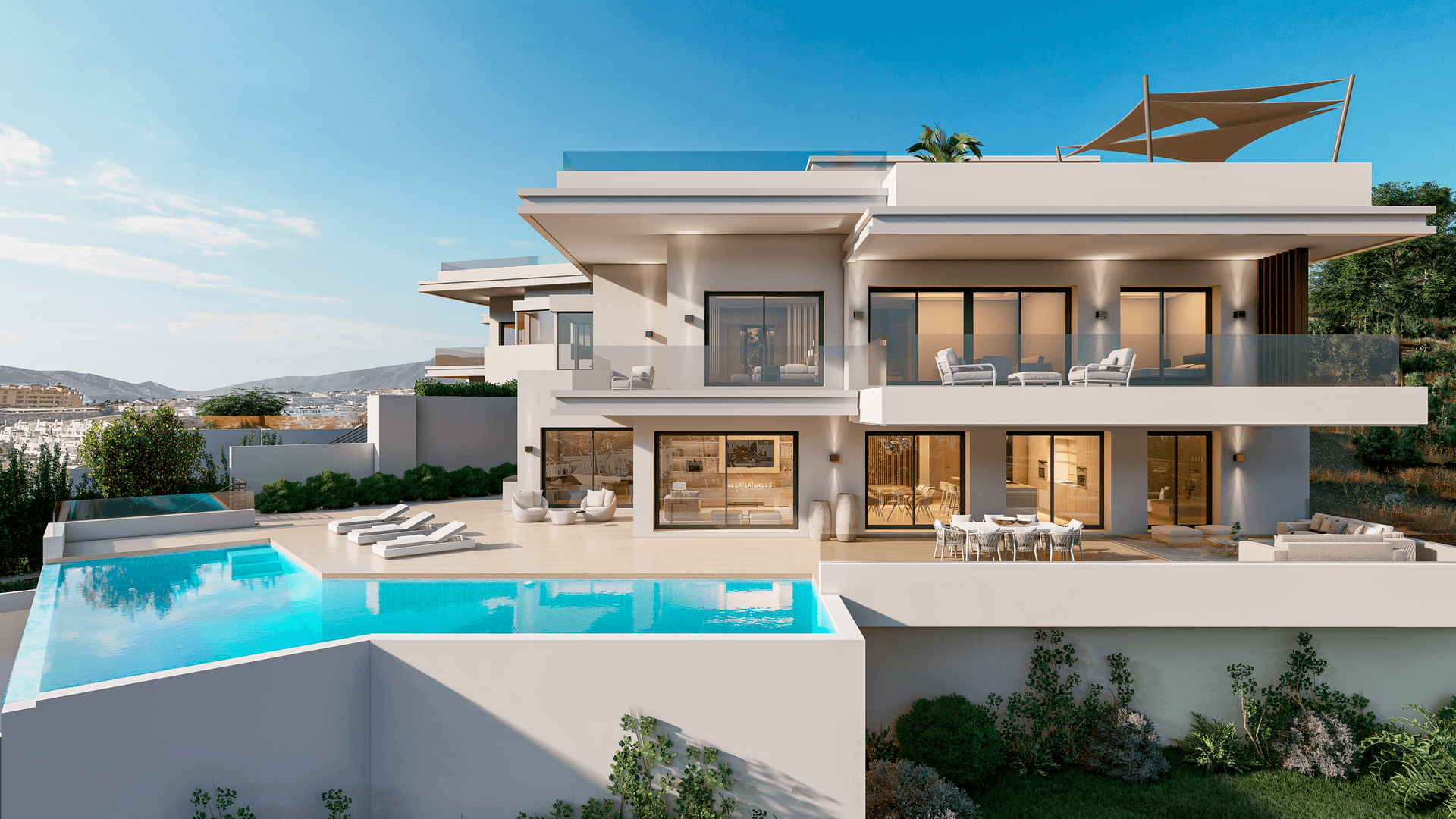 LA RESINA GOLF-NEW DEVELOPMENT PANORAMIC SEA VIEWS VILLAS