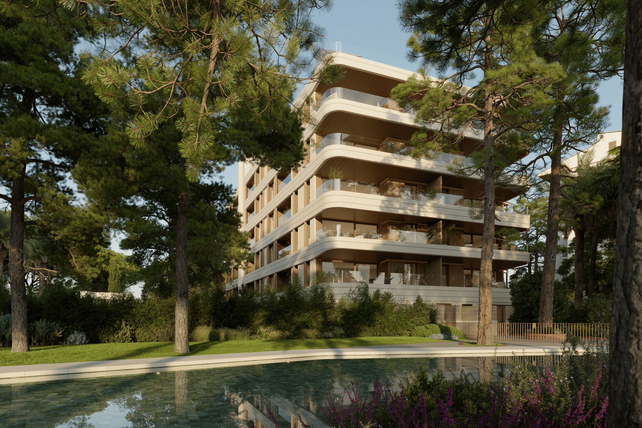 Viviendas de lujo con piscina, zona wellness y vistas al Mediterráneo
