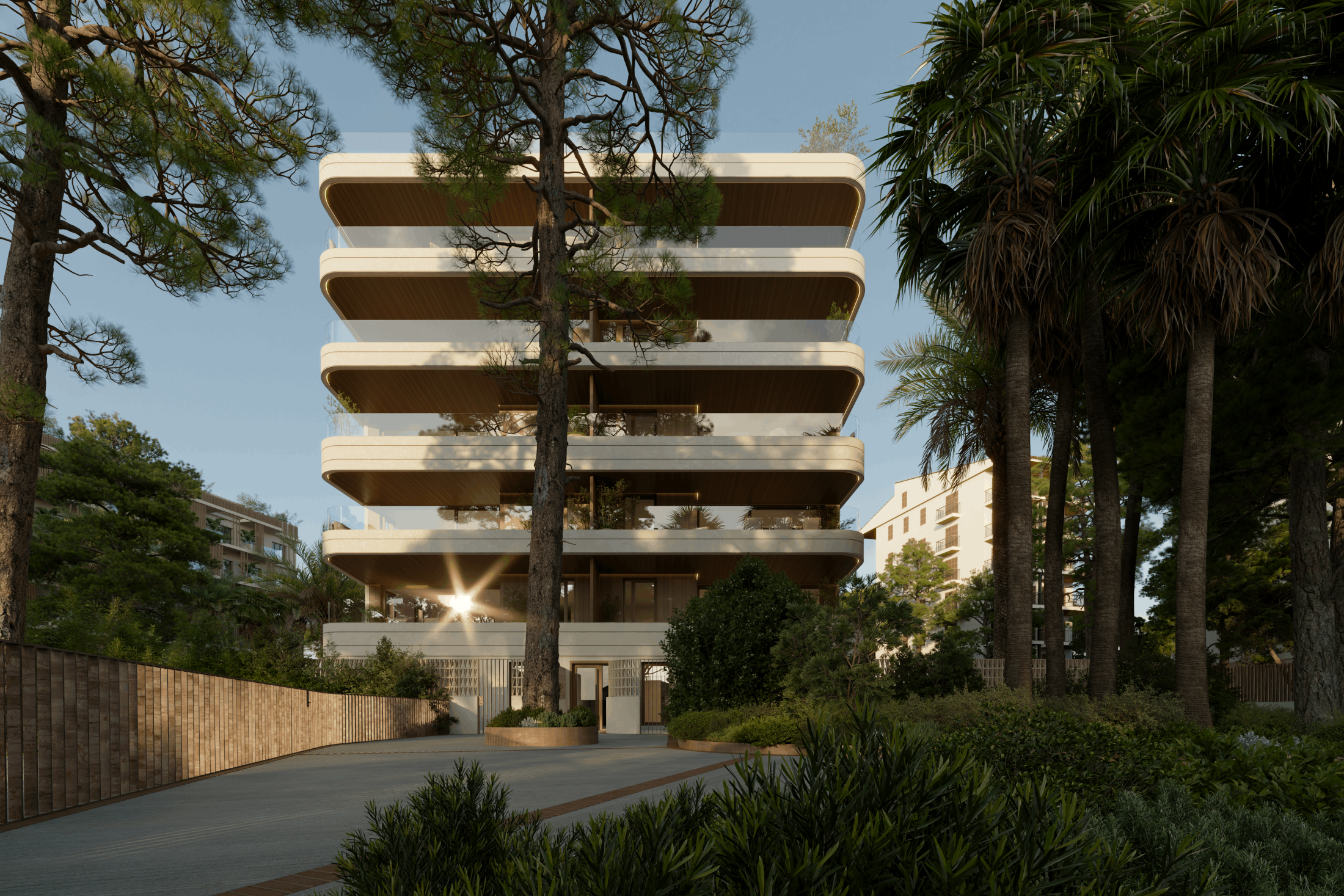 Viviendas de lujo con piscina, zona wellness y vistas al Mediterráneo