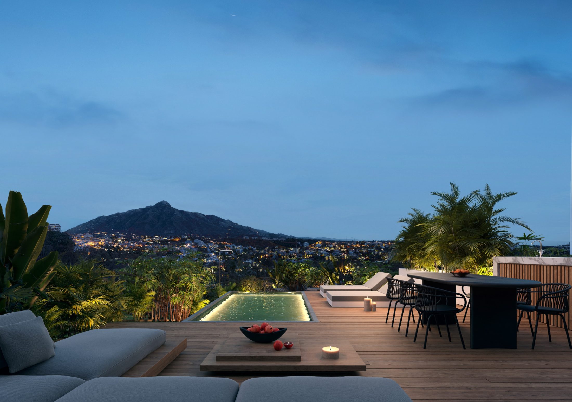 Newly renovated apartment with panoramic views of La Concha mountain - Nueva Andalucia