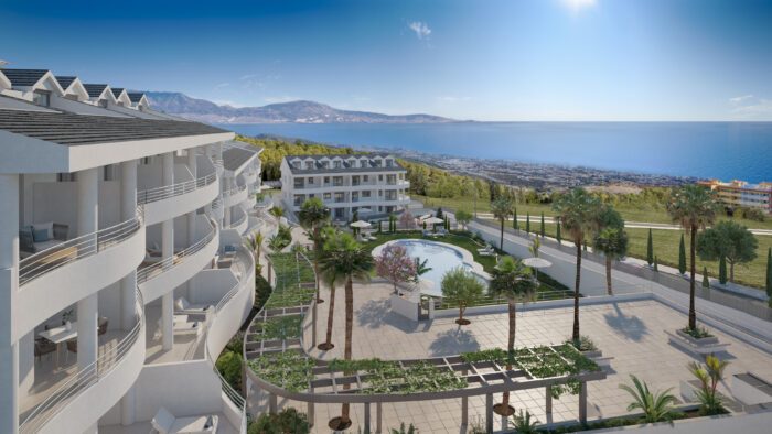 Residencial Nexus Residences con vistas al mar, Benalmádena